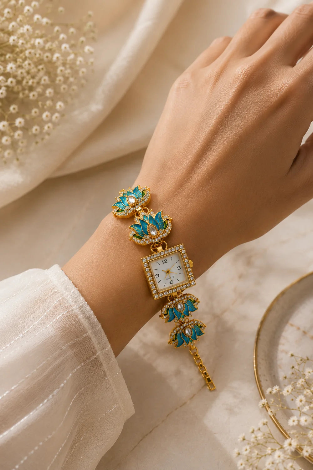 Velora Lotus Heritage Bracelet Watch