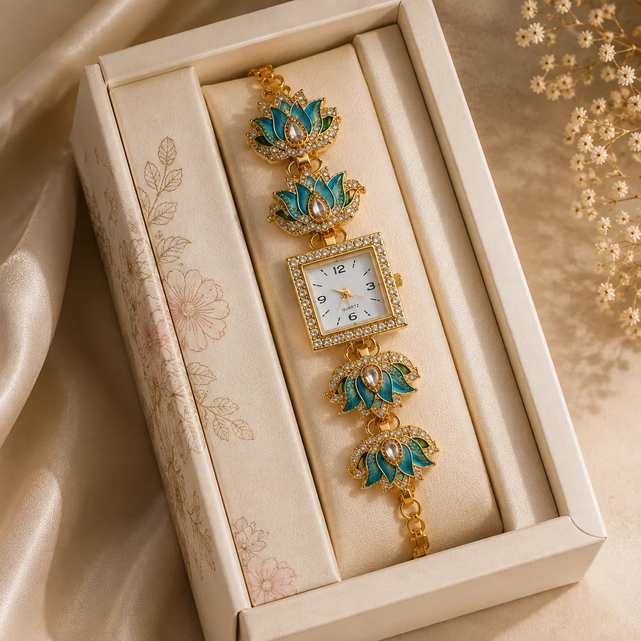 Velora Lotus Heritage Bracelet Watch